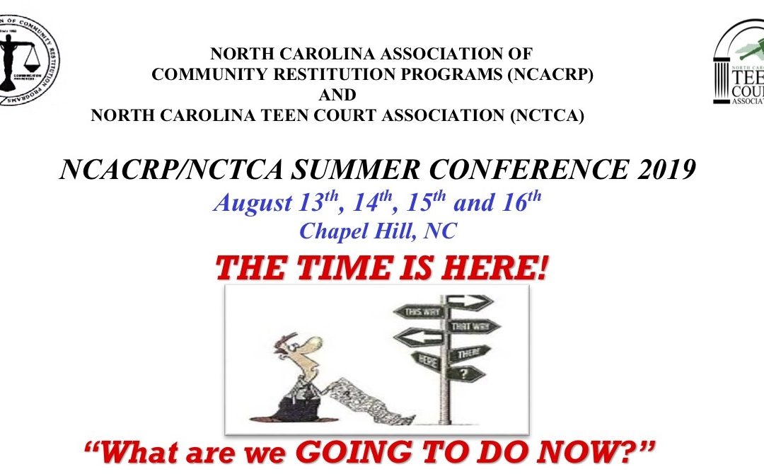 Sign up for NACRP / NCTCA Summer Conference 2019